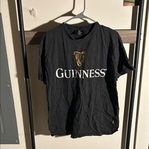 Guinness Black Tee with Gold Logo